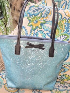 kate spade Mavis Street Jetalyn In  Cinderella Blue with black trim